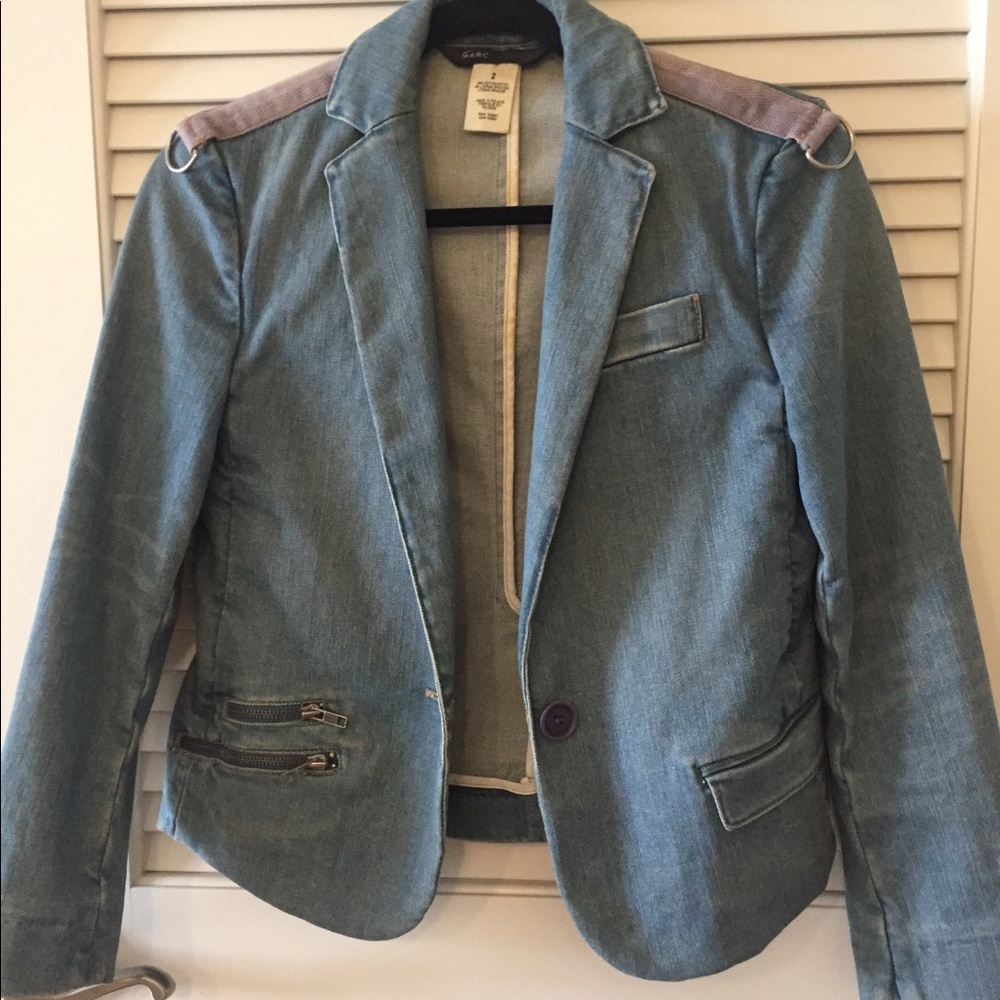 Marc Jacobs Denim Blazer - Size 2